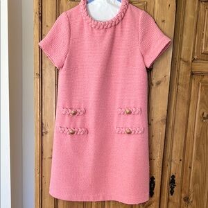 Tuckernuck tweed bubblegum pink dress
